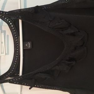 🔥$5 SALE!.White House Black Market dressy ruffle tank. Sz M